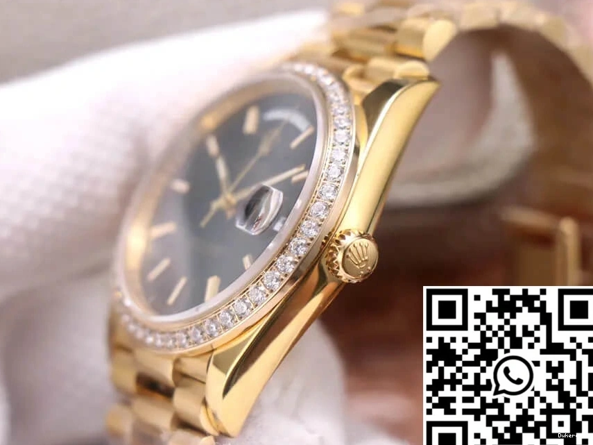 Gold Date Diamond Yellow Factory Day Rolex 40MM EW 0115